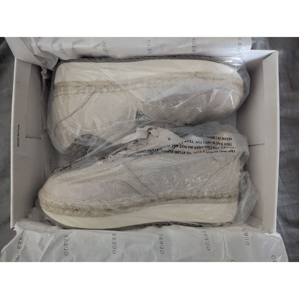 GUESS Stefen Platform Sneakers Light Natural Women's Size 10 - Picture 6 of 8